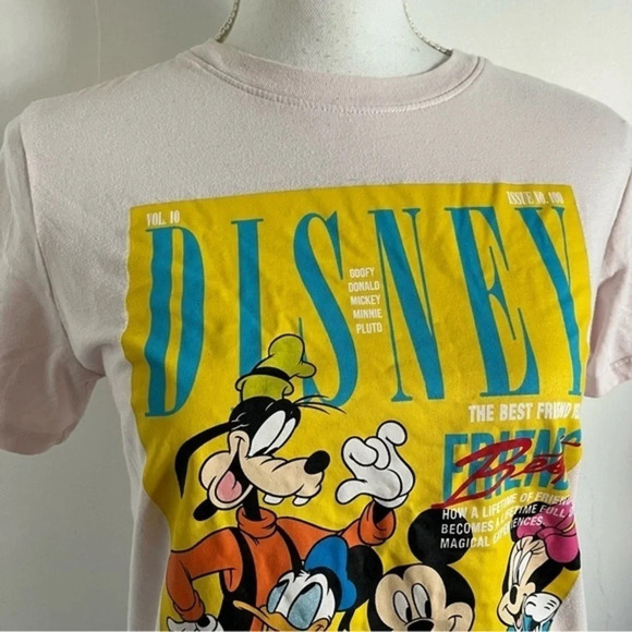 Disney • Pastel Pink Mickey Minnie Closet Tee Shirt - Picture 3 of 4